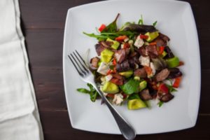 Salads are a much better option than fast food.
