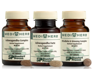 Adaptogenic herbs like Ashwagandha, Rhodiola, and Ginseng can be a lifesaver in menopause!