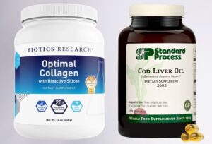 Beyond Biotin: 4 Signs You Need Stronger Nails and Hair 3 Optimal Collagen and Cod Liver Oil provide basic nutrition to grow stronger nails and hair.