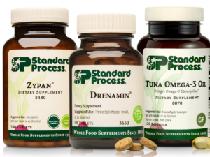 Zypan, Drenamin, and Tuna Omega 3 Oil are three of our favorites during pregnancy!