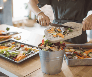 It's worth the time to chop some healthy food for yourself!