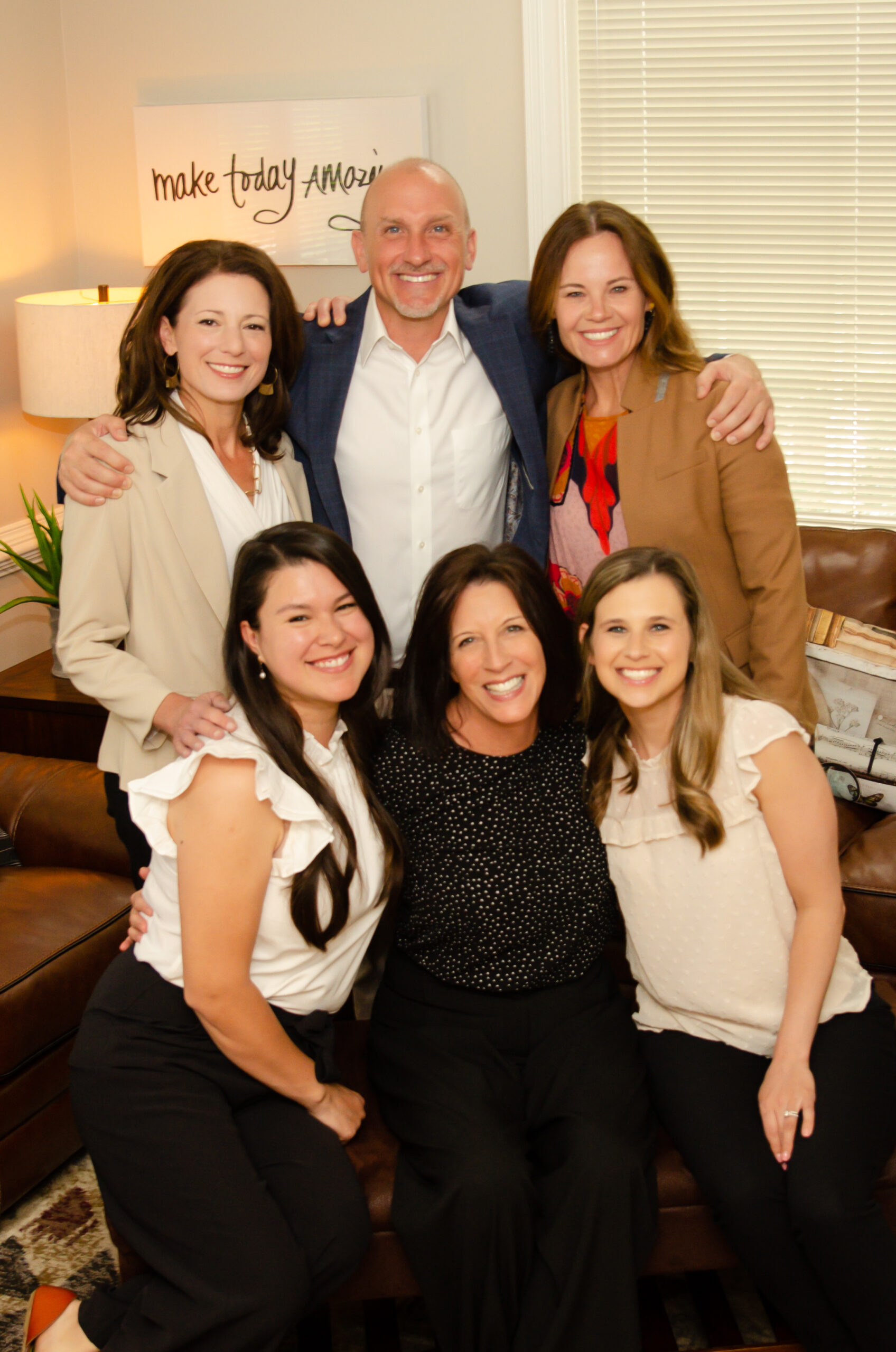 Dr. Bob and Dr. Sarah with (left to right) Claire, Karen, Traci, and Kathryn